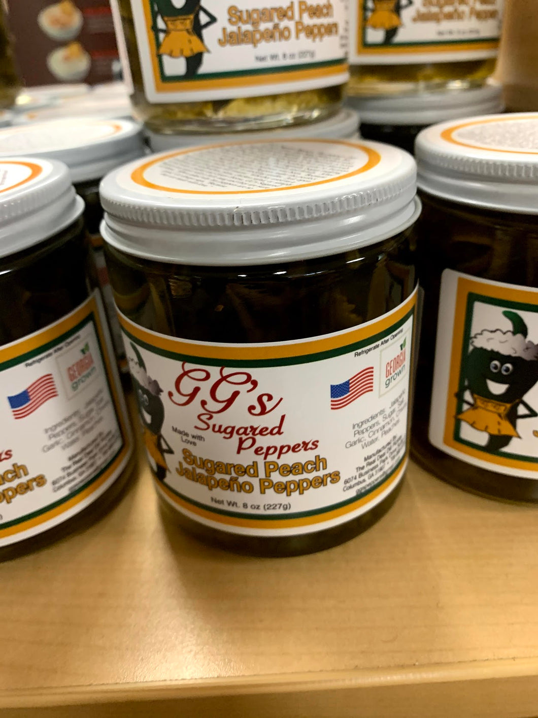 GG's Sugared Peach Jalpeno Peppers